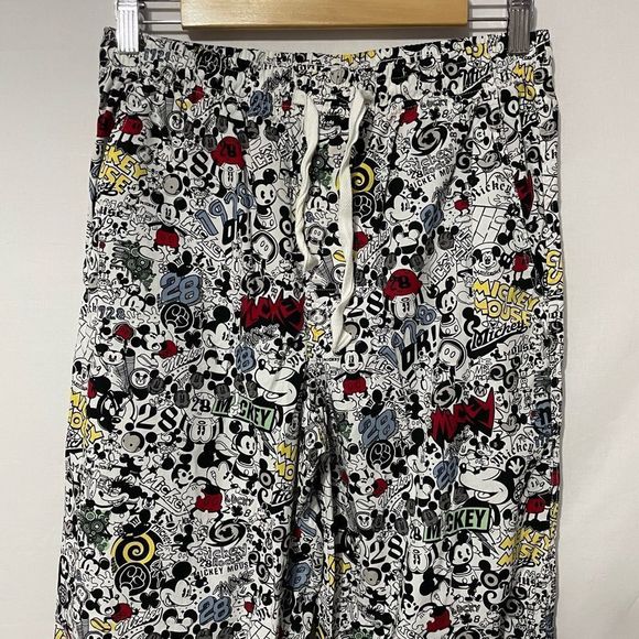 S Mickey Mouse Scrub Pants Allover Print - Picture 4 of 8